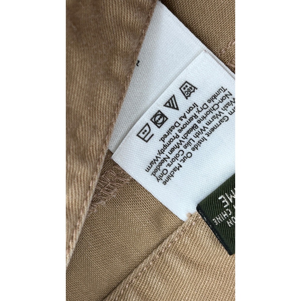 Vintage Eddie Bauer Womens 12 Khaki Cotton Maxi Skirt 90s Utility Y2K Minimalist - Picture 6 of 10